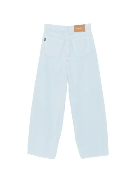 Pantaloni Haikure de catifea cord albastru