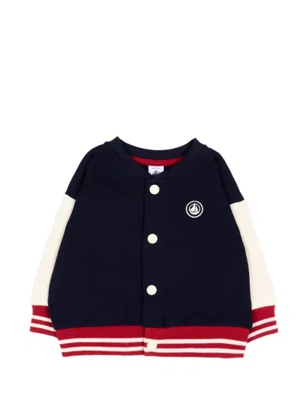 Dětska bomber bunda Petit Bateau modrá