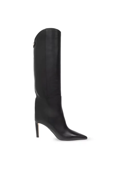 Botki Jimmy Choo skórzane czarne