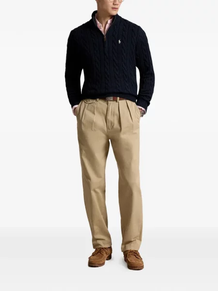 Șosete Polo Ralph Lauren cu broderie în carouri de flanelă verde