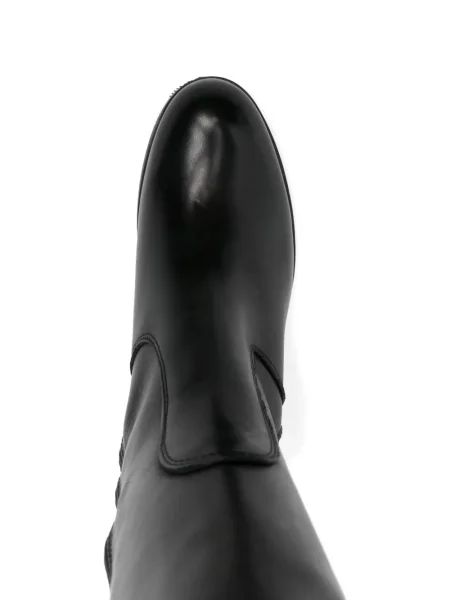 Botine Progetto din piele negru