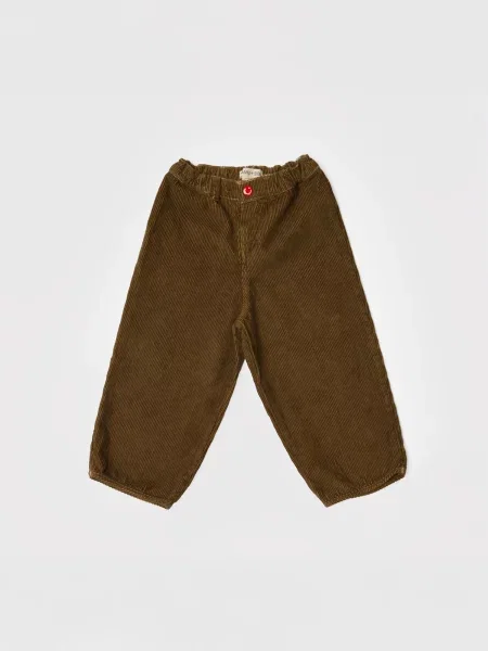Maru + Bo Nadrág CORDUROY BALLOON PANTS' barna