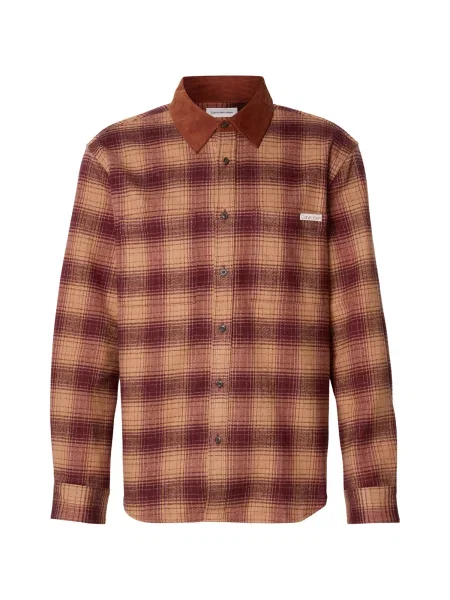 Calvin Klein Jeans Geacă de primăvară-toamnă cămilă / ciocolatiu maro