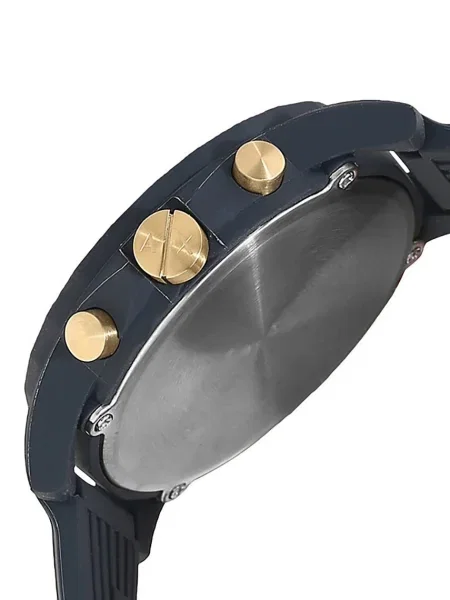 ARMANI EXCHANGE Analóg órák éjkék / aranysárga / tűzpiros fehér