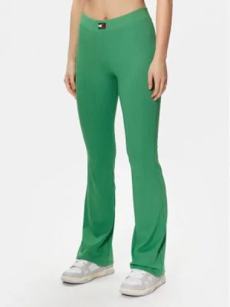Tommy Jeans Pantaloni | flare fit verde