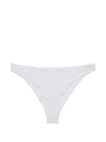 Chiloți briefs Fleur Du Mal stretch alb