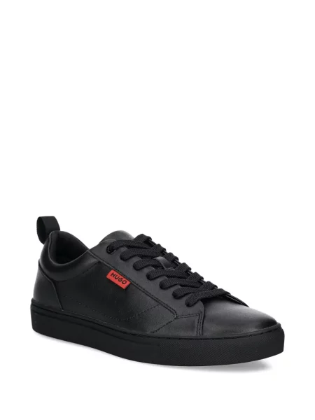 Sneakers Hugo με κορδόνια με δαντέλα μαύρο