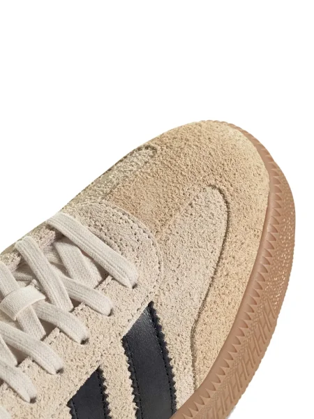 Sneakerși Adidas Samba cu dungi din piele de căprioară gri