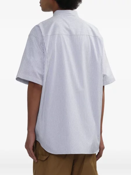 Dryžuotas dryžuoti marškiniai Comme Des Garçons Homme mėlyna