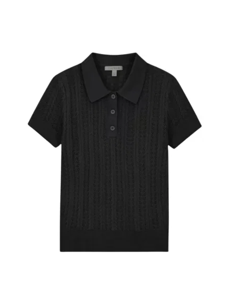 Koszulka polo Guess czarna