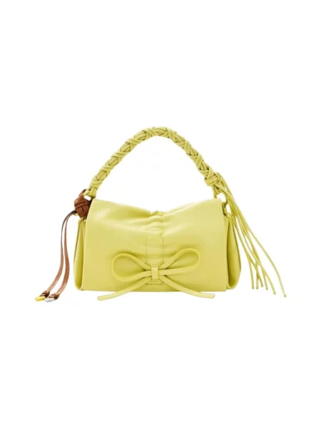 Torebka Desigual z kokardką żółta