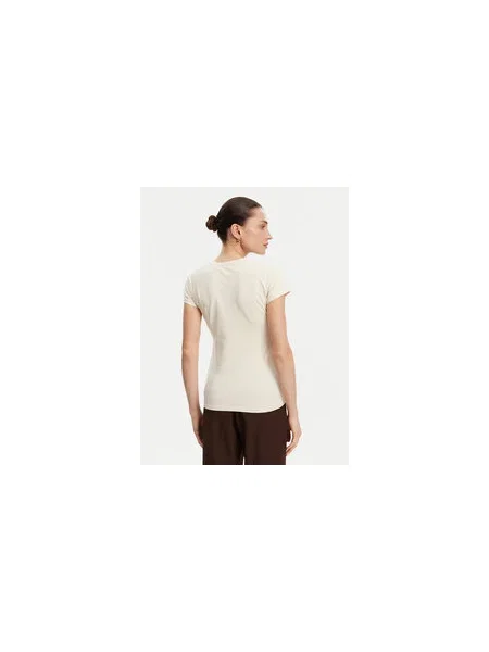 Guess Póló Ekru Slim Fit