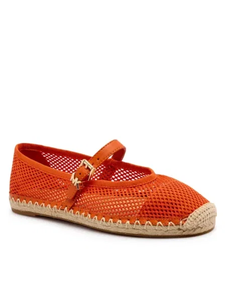 Michael Kors Espadrile LYNN cu adaos de piele portocaliu