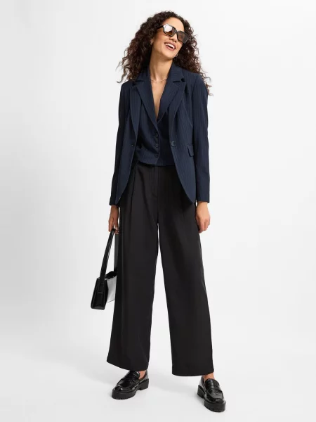 More & More Kamizelka Kobiety Sztuczne włókno niebieski w paski 34