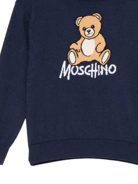 Sweter dziecięcy Moschino niebieski