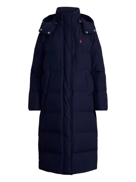 Șapcă Polo Ralph Lauren din fleece cu dungi cu volane albastru