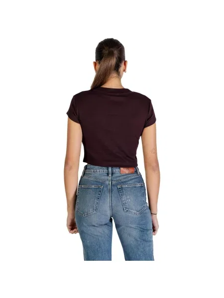 Tričko Calvin Klein hnedá