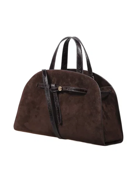 Torebka Tory Burch zamszowa brązowa