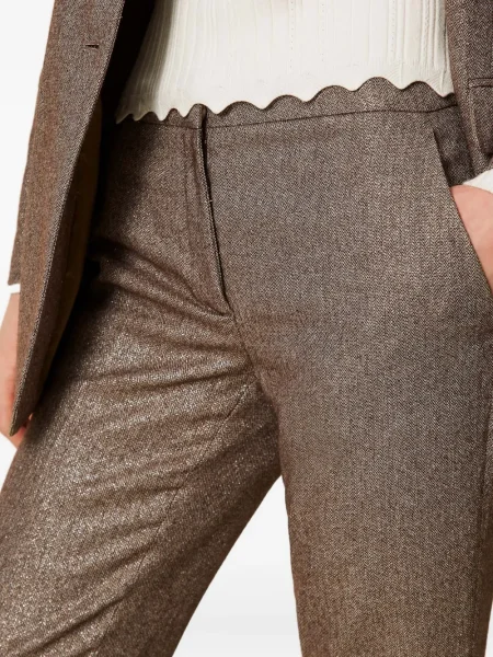 Pantaloni Twinset maro