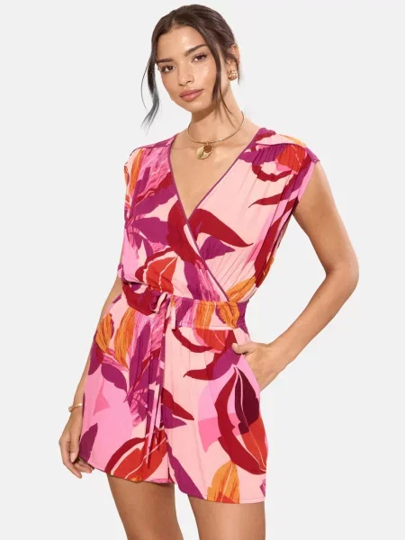 Lipsy Salopeta mov liliachiu / mov orhidee portocaliu