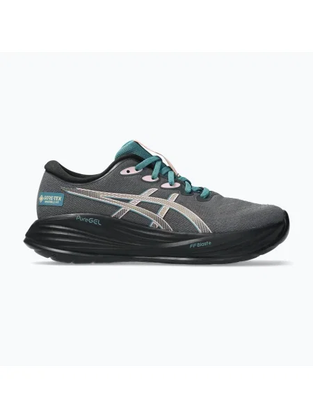 Pantofi de alergare pentru femei Asics Gel-Cumulus 27 GTX carrier grey/misty pine gri