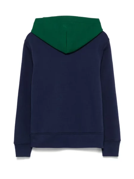 Bluza z kapturem dziecięca Polo Ralph Lauren niebieska