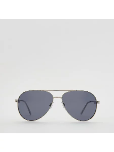 Reserved Sluneční brýle aviator stříbrná