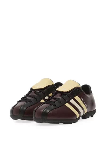 Sneakerși Y-3 din piele maro