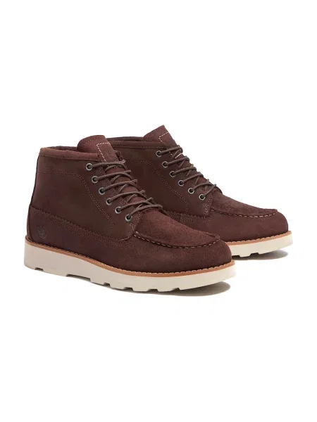 Botki Timberland skórzane brązowe