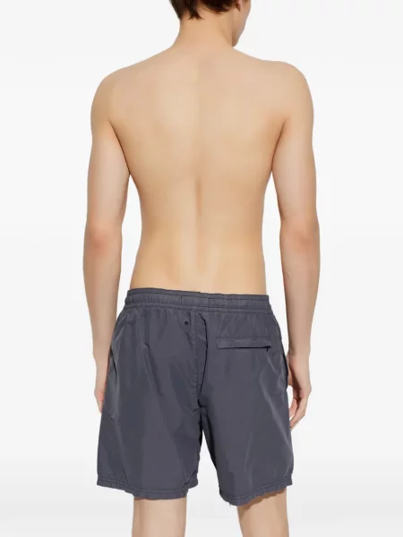 Kąpielówki Stone Island z kamieniami ze sznurkiem szare