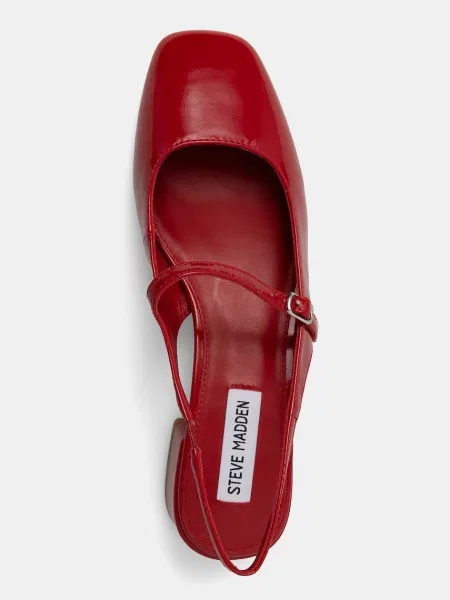 Туфли Steve Madden с открытой пяткой красные