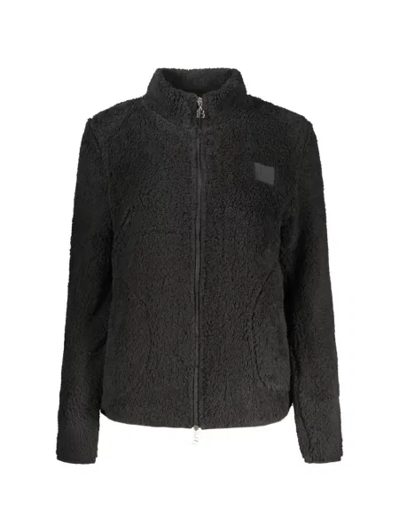 Geacă Laura Biagiotti din fleece negru