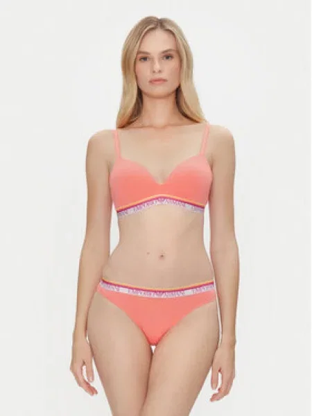 Emporio Armani Underwear Podprsenka Bralette růžová