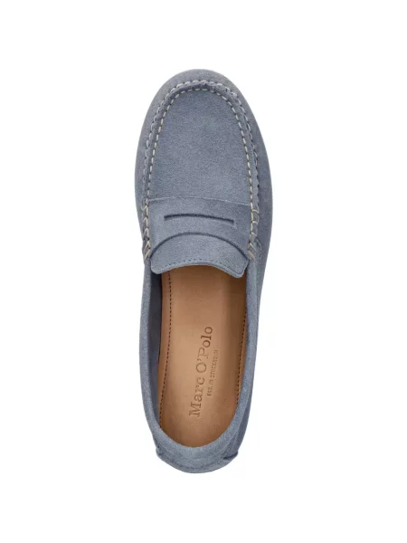 Κιλότα Marc O'polo σουέτ slip-on μπλε