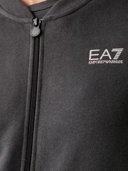 Emporio Armani melegítőfelső női pamuttal szürke