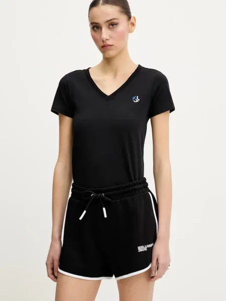 Tričko Karl Lagerfeld Jeans černá