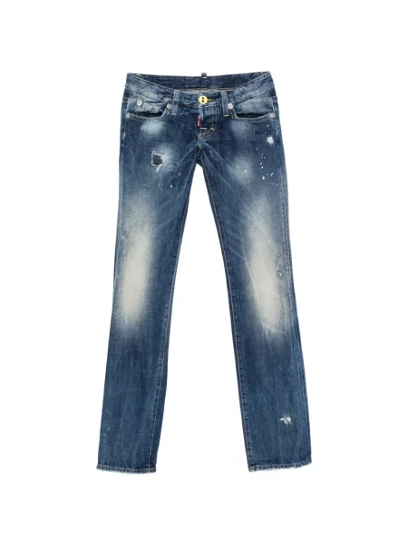 Blugi Dsquared2 zdrențuiți albastru