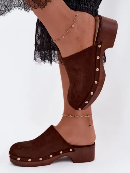 Chiloți Boto din piele slip-on negru