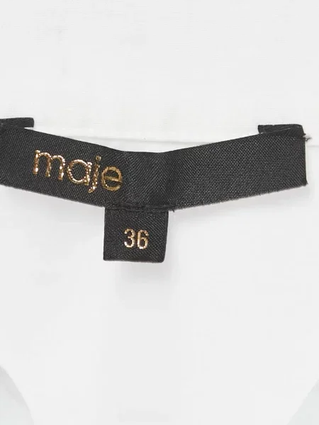 Koszula Maje o krotszym kroju biała