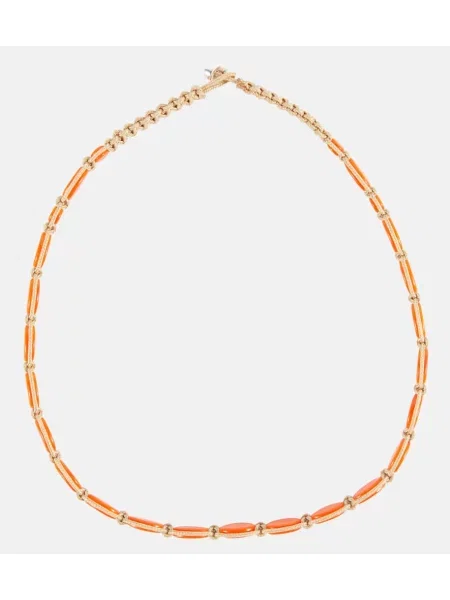 Колие Isabel Marant оранжево