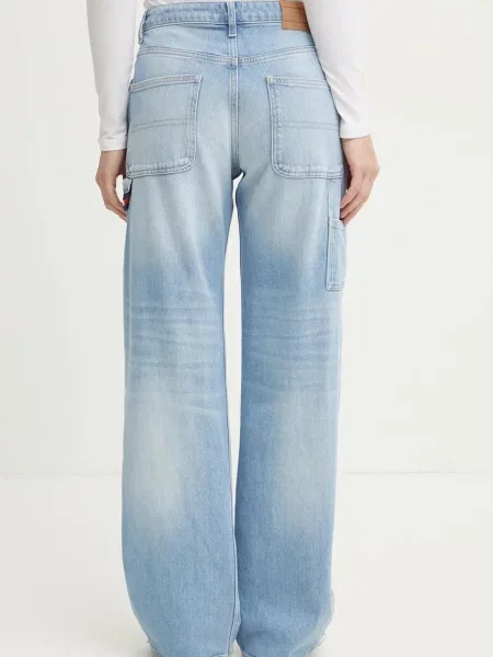 Džíny Tommy Jeans high waist modré