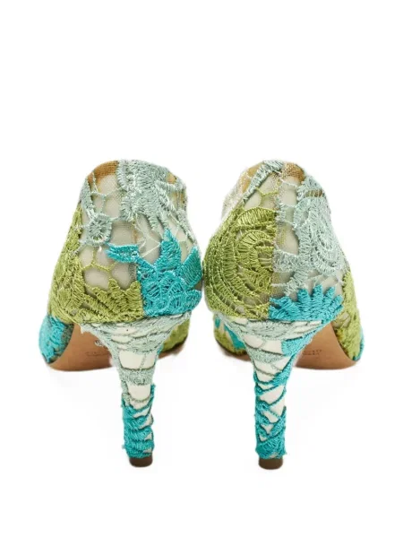 Pantofi cu toc Aruna Seth verde