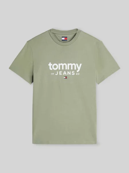 T-shirt o kroju relaxed fit z czystej bawełny z napisem z logo Tommy Jeans