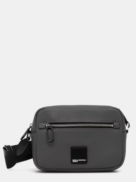 Geantă Karl Lagerfeld Jeans gri