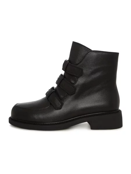 Buty do kostki Cesare Gaspari skórzane czarne