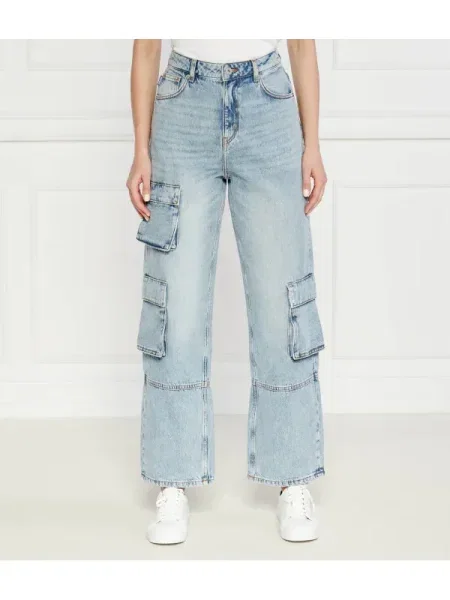 Hugo Blue blugi leni | relaxed fit albastru