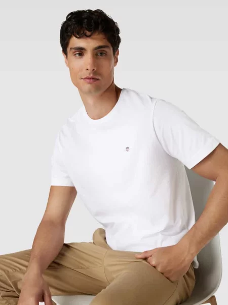 Gant T-Shirt Shield biały
