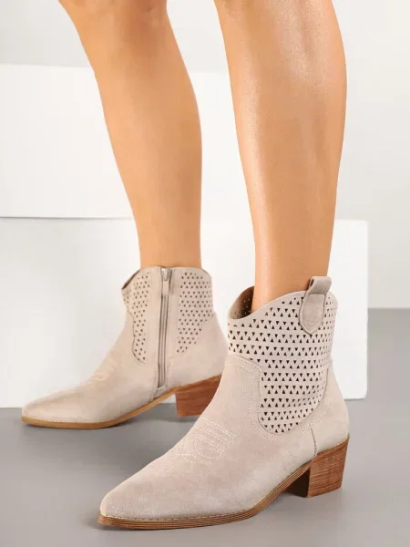 Botine Elfedi deschis bej