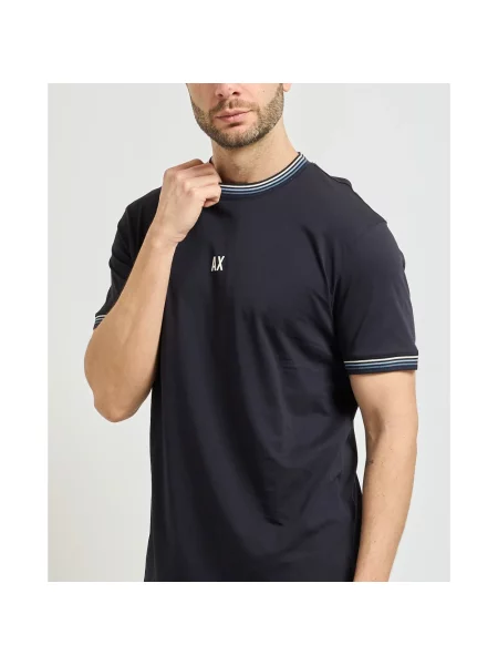 Koszulka Armani Exchange niebieska