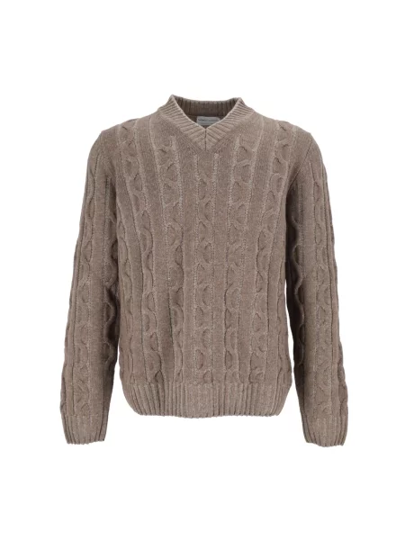 Sweter Settefili Cashmere z kaszmiru szary